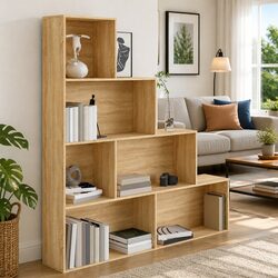 Your Friendly Book Cabinet: 6 Open Shelves for You