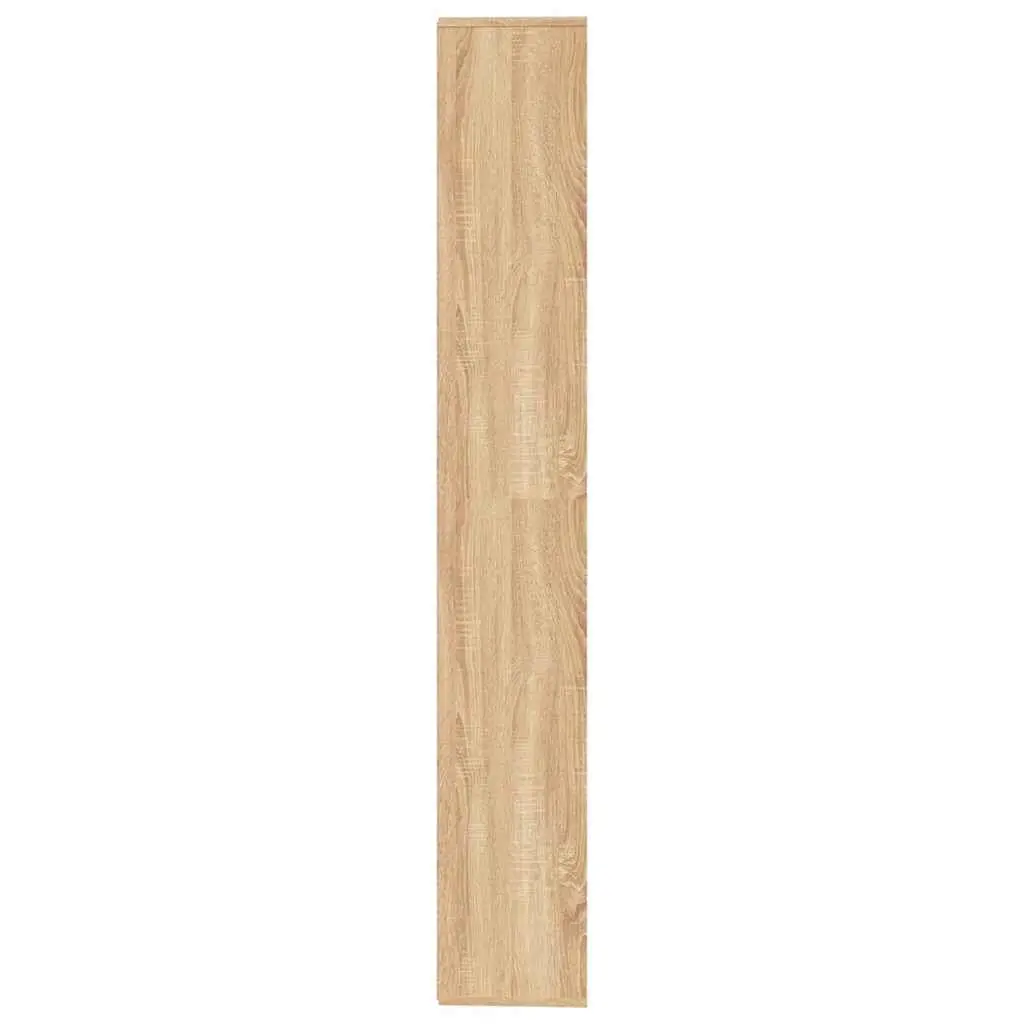 Book Cabinet Room Divider 6-Shelf 155x24x160cm Engineered Wood Storage Rack