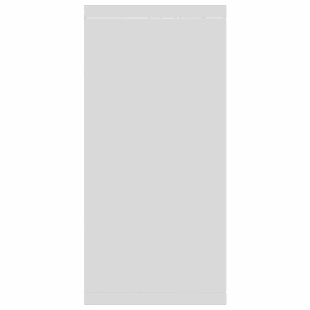 Sideboard Buffet Cabinet Contemporary Minimalist White 88x30x65cm with 4 Drawers 2 Doors