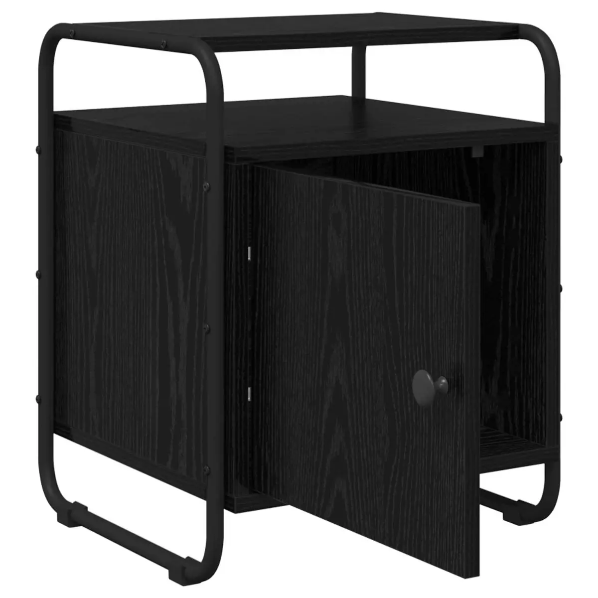 Black Bedside Cabinet for Easy Access