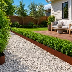 Friendly Lawn Edging: 20 Steel Pieces for Your Garden
