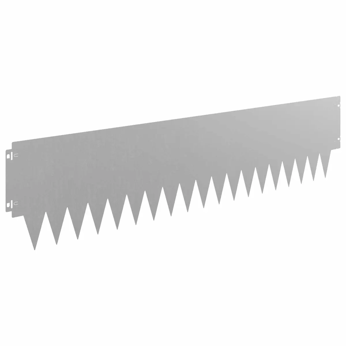 Metal Lawn Edging Flexible Interlocking Steel 10 Pieces