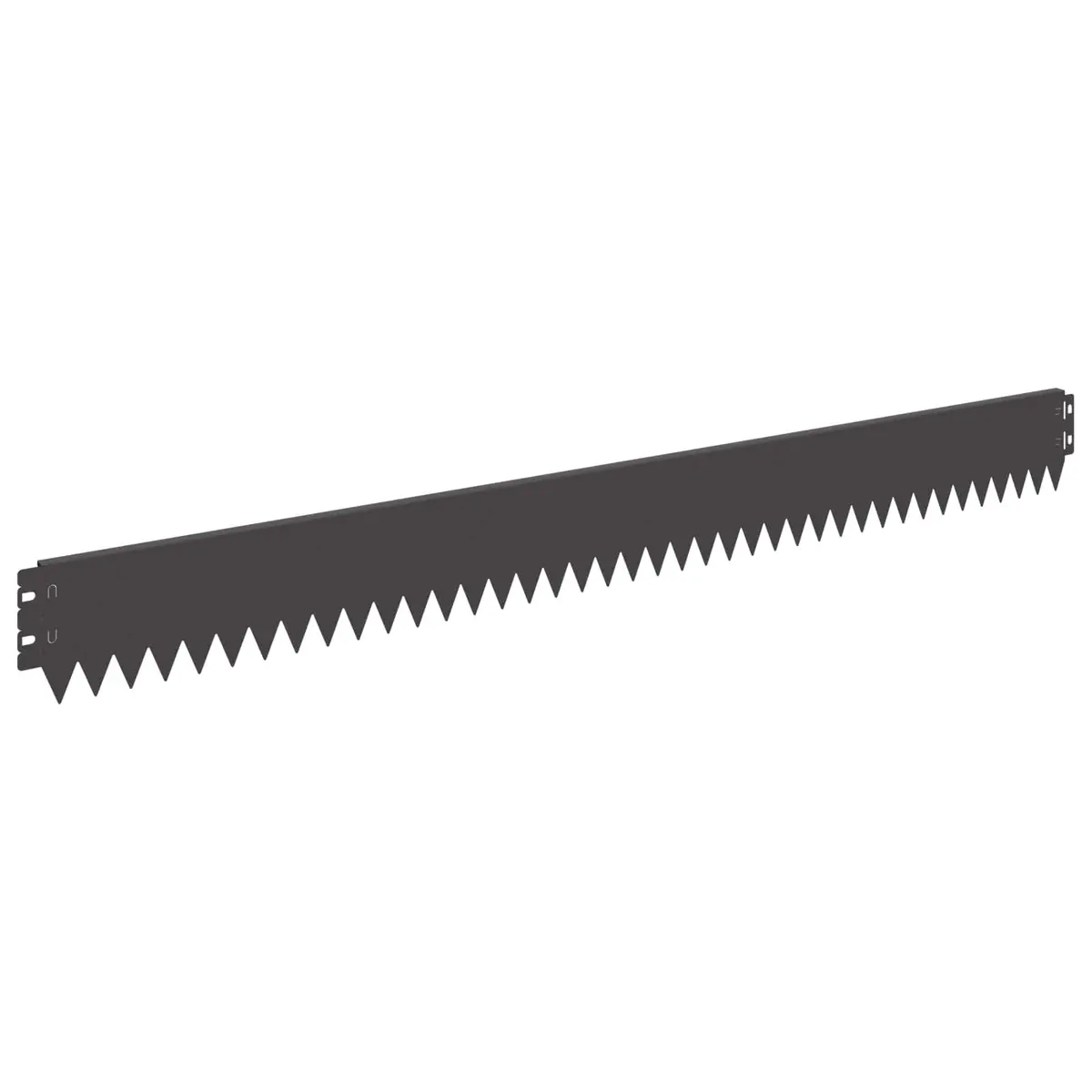 Garden Lawn Edging Steel Flexible Landscape Border Black 103x10cm 20 Pieces