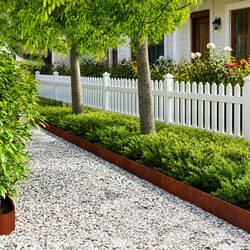 Stylish Garden Lawn Edging - 20 Steel Pieces Included