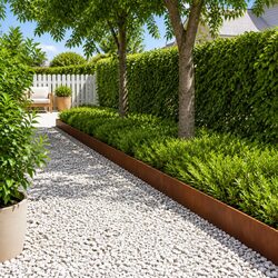 Friendly Steel Lawn Edging - 10 Pieces for Your Garden