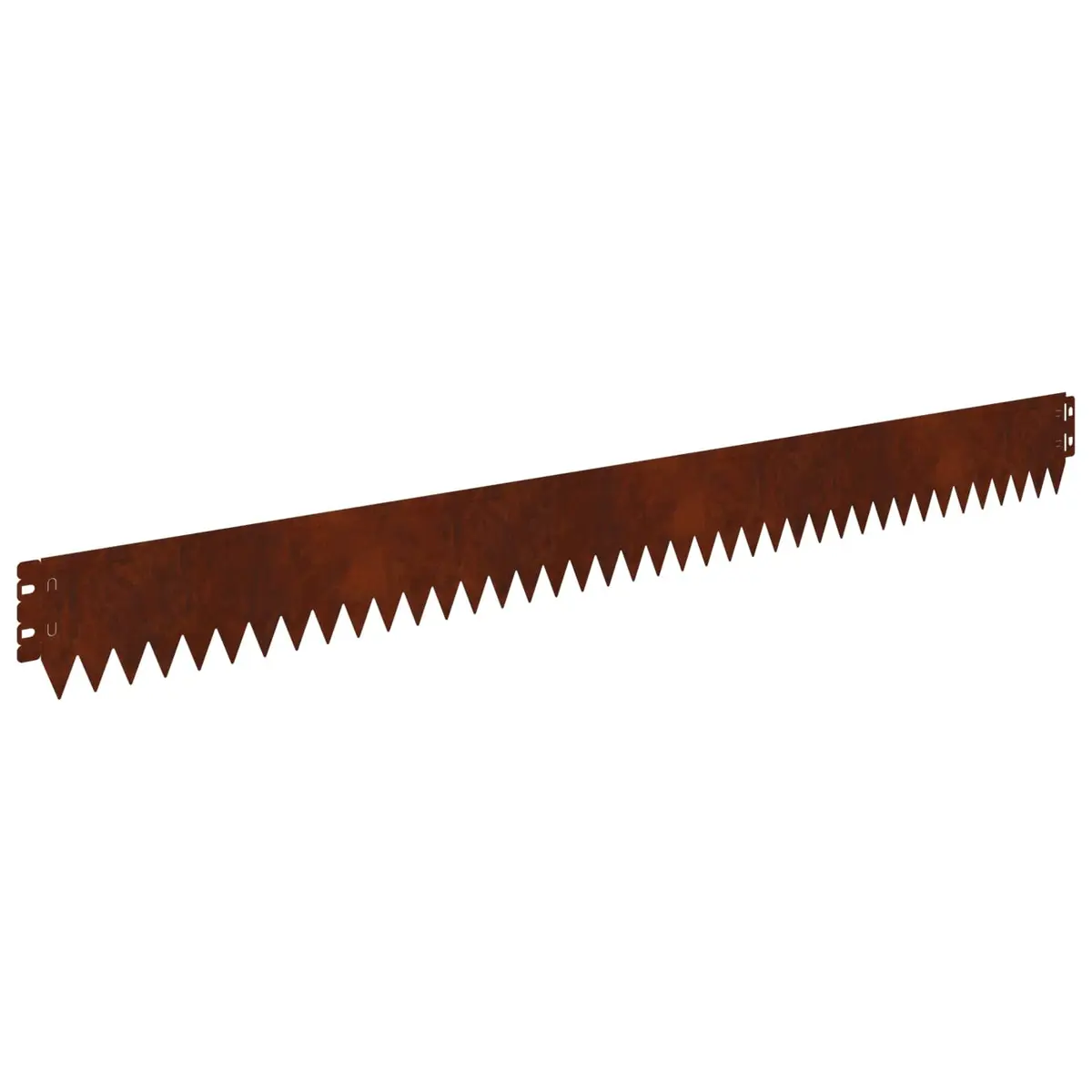 Garden Lawn Edging Steel Rusty Border 103x10cm 20 Piece