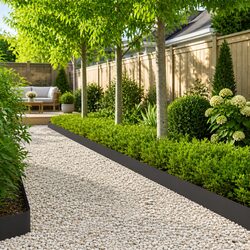 Friendly Garden Edging - 20 Flexible Steel Pieces