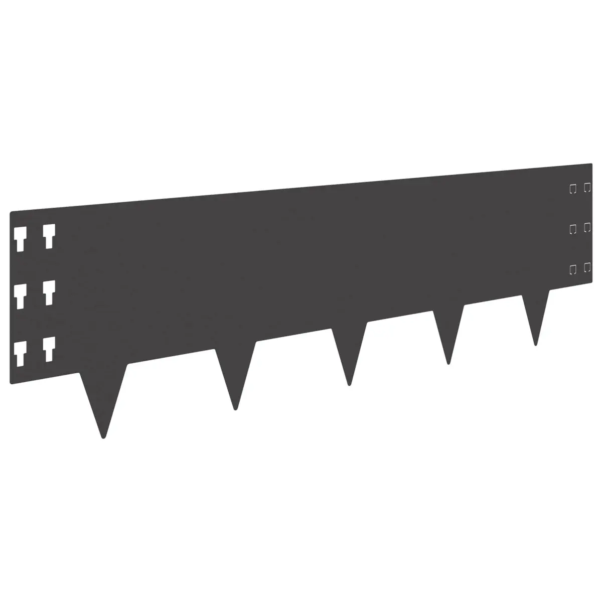 Steel Garden Lawn Edging Border 20 Pieces 100x30cm Landscape Landscaping Outdoor
