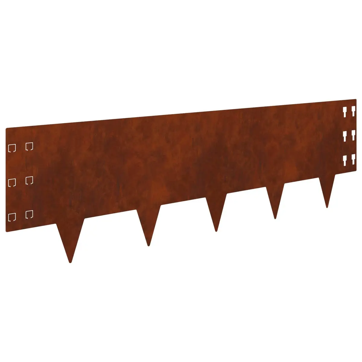 Garden Lawn Edging Steel Borders Modern Landscape Flexible 100x30cm