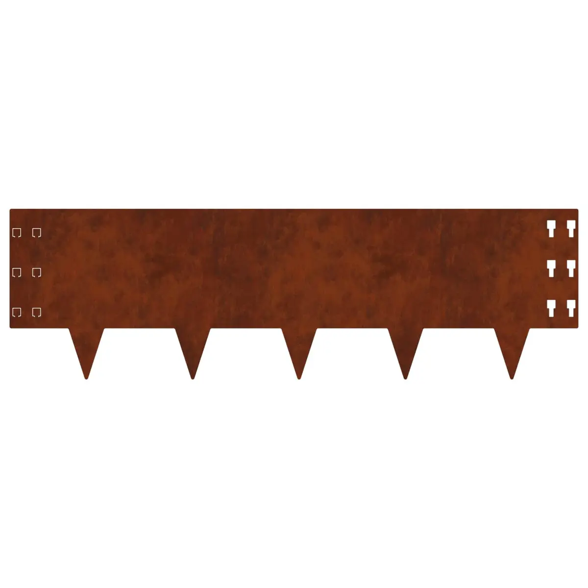 Garden Lawn Edging Steel Borders Modern Landscape Flexible 100x30cm
