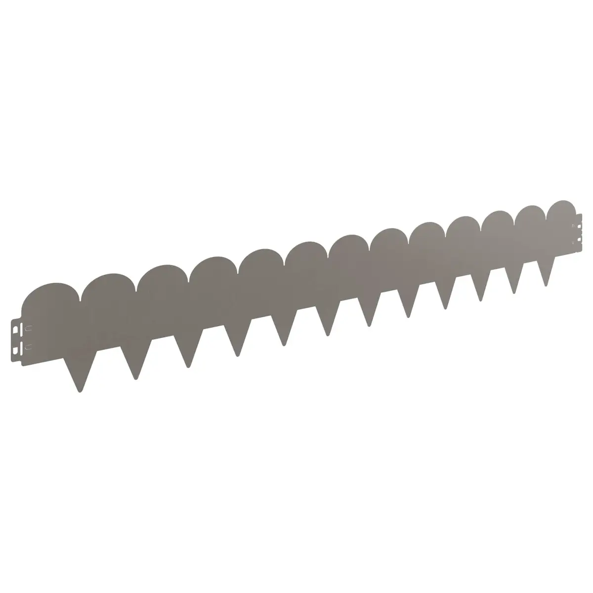 Garden Lawn Edging Steel Border Edge 103x15cm Sharp Round Top