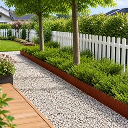 Friendly Steel Lawn Edging for Your Garden - 20 Piece Set