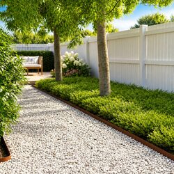 Create Beautiful Borders with Flexible Steel Edging