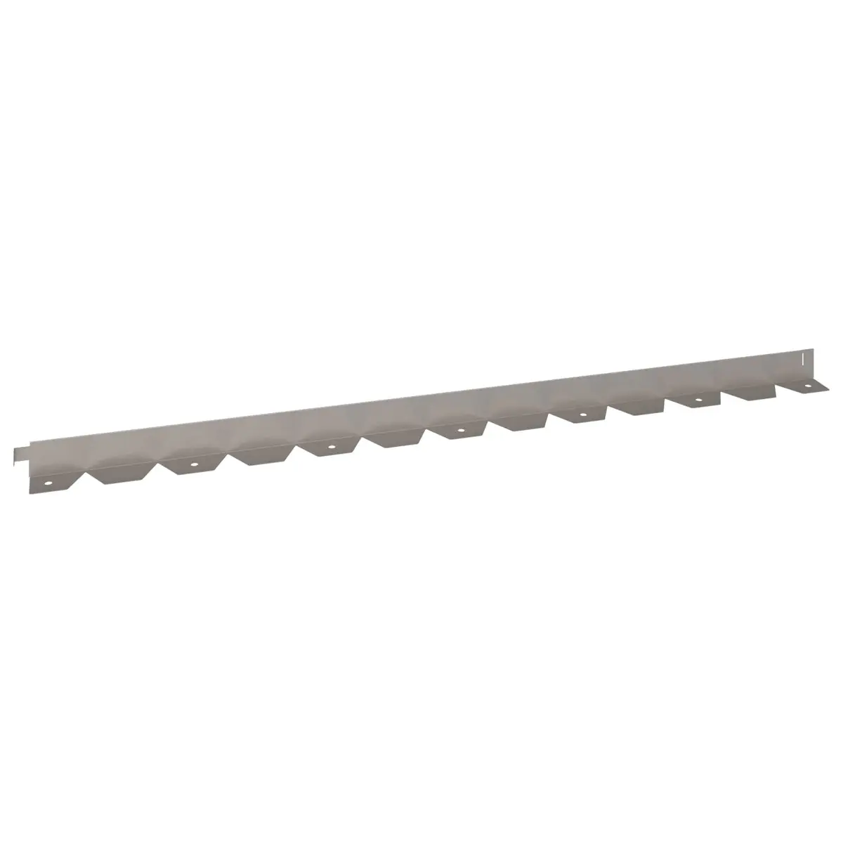Flexible Steel Garden Edging 102cm Rusty Brown 20 Pieces