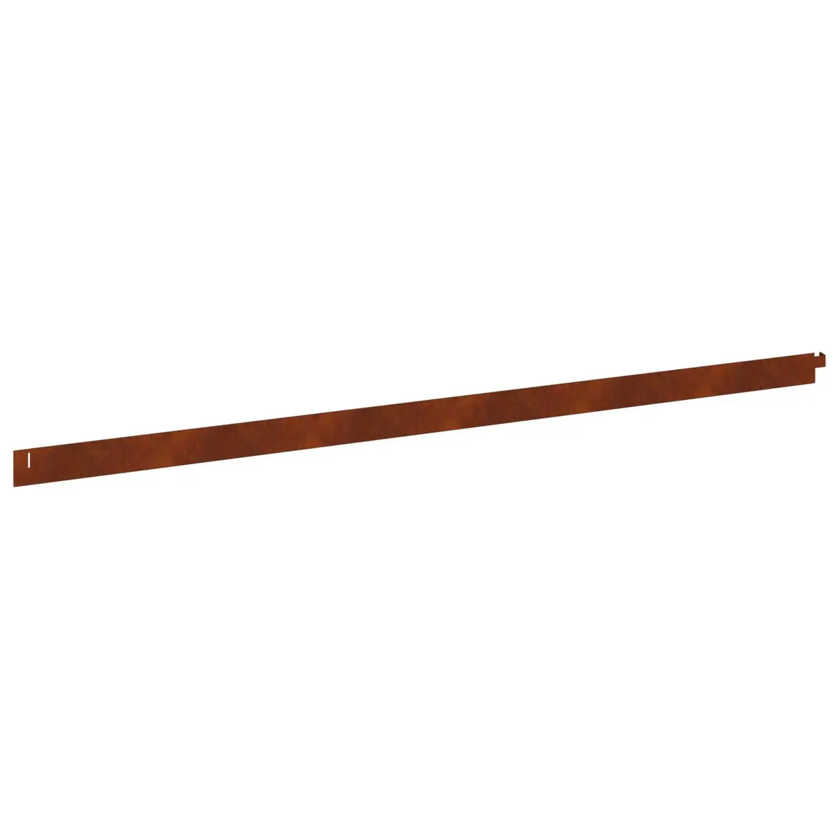 Flexible Steel Garden Edging 102cm Rusty Brown 20 Pieces