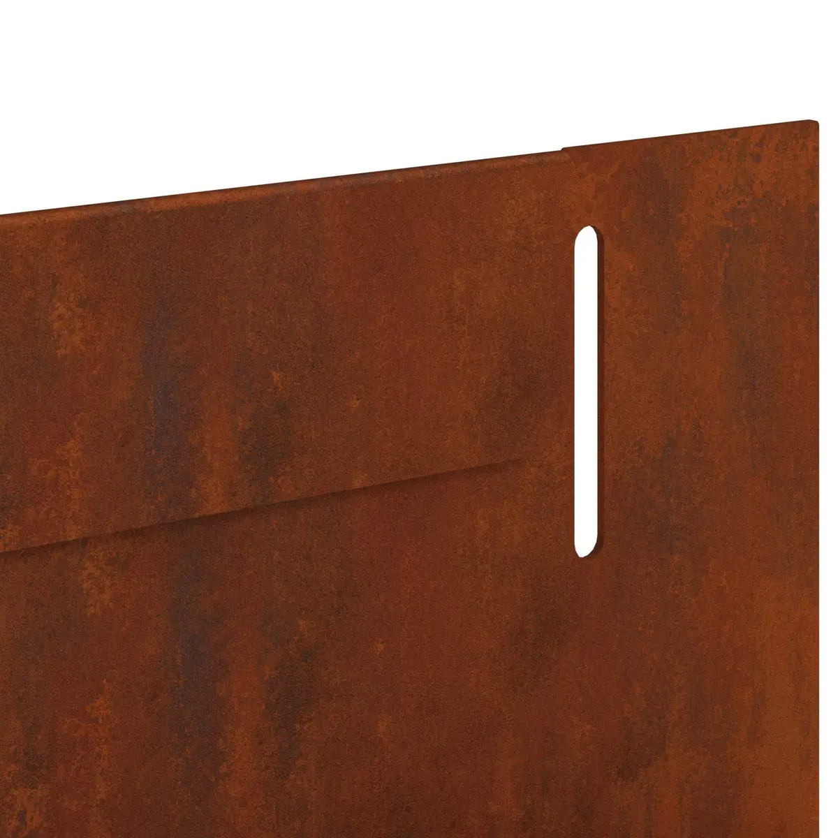 Flexible Steel Garden Edging 102cm Rusty Brown 20 Pieces