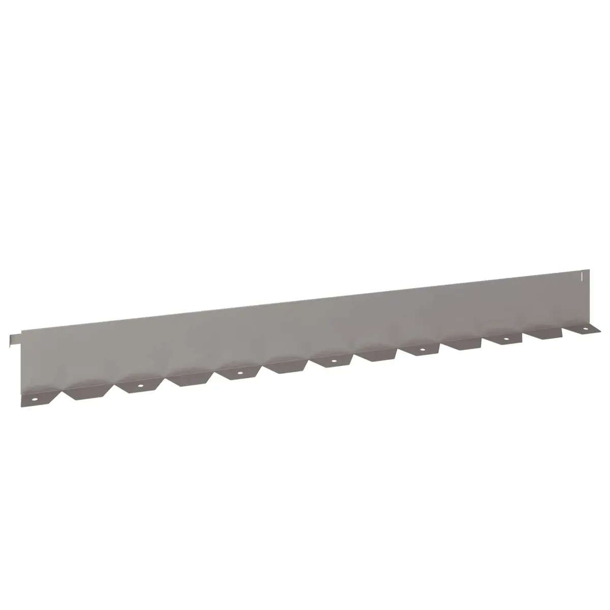 Steel Garden Edging Flexible Borders 102cm Rusty Brown 10 Pieces