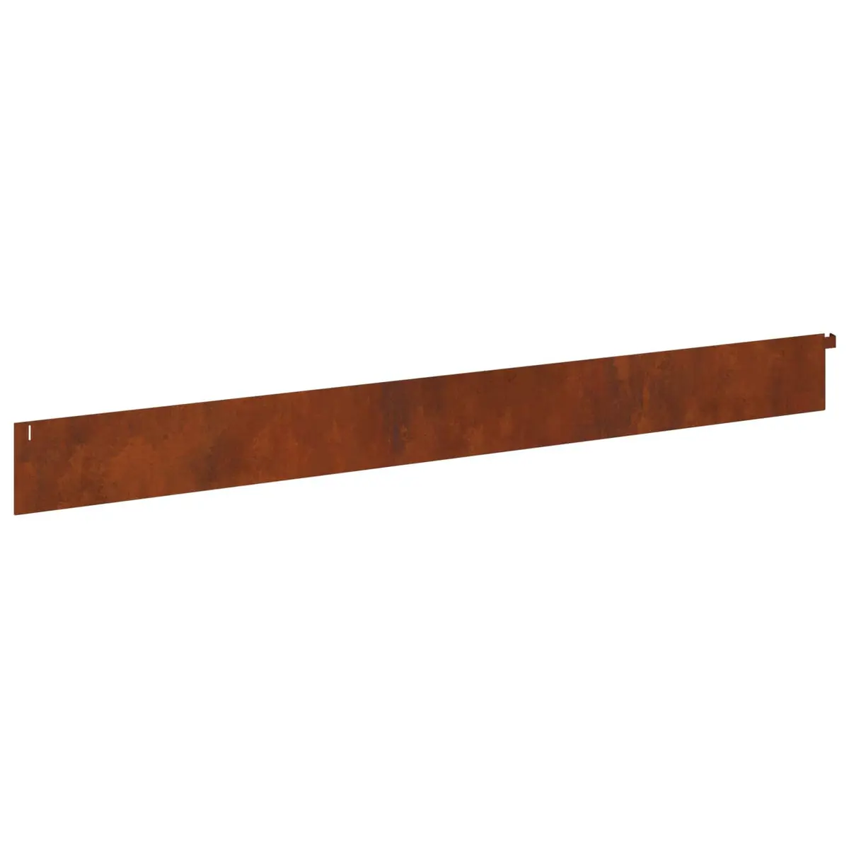 Steel Garden Edging Flexible Borders 102cm Rusty Brown 10 Pieces