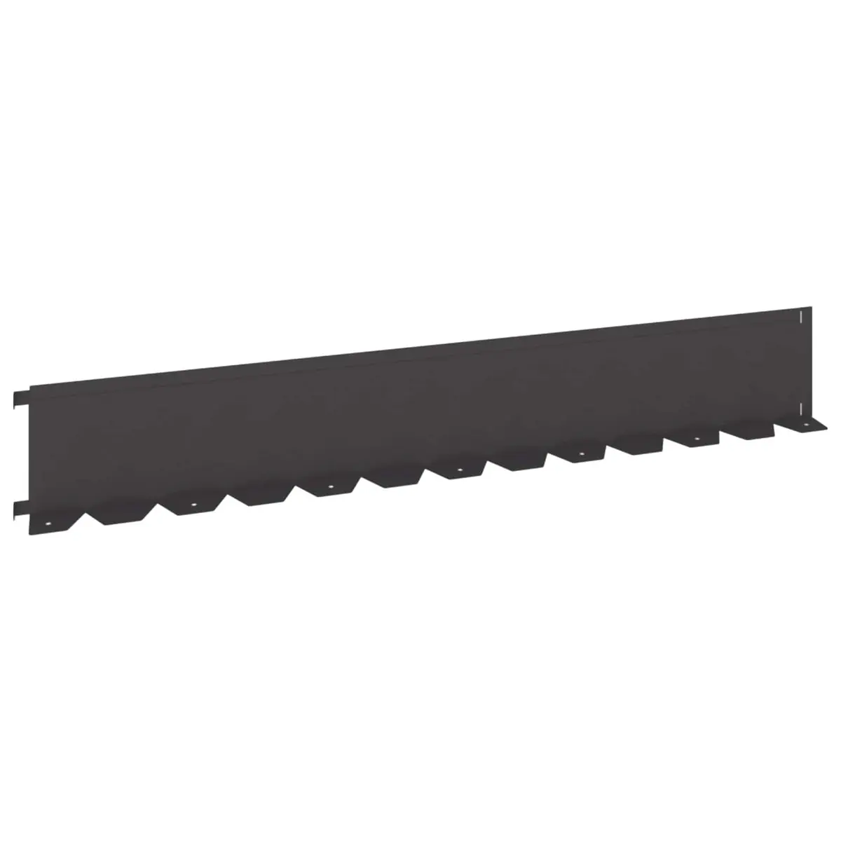 Steel Flexible Garden Edging Border 20 Piece Black Landscape Barrier
