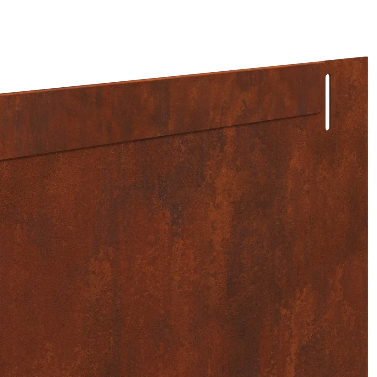 Flexible Steel Landscape Edging 10 Piece Rusty Garden Borders for Curved and Straight Designs