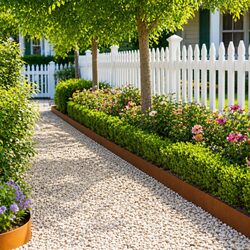 Friendly Garden Edging Solution - 10 Pieces Steel