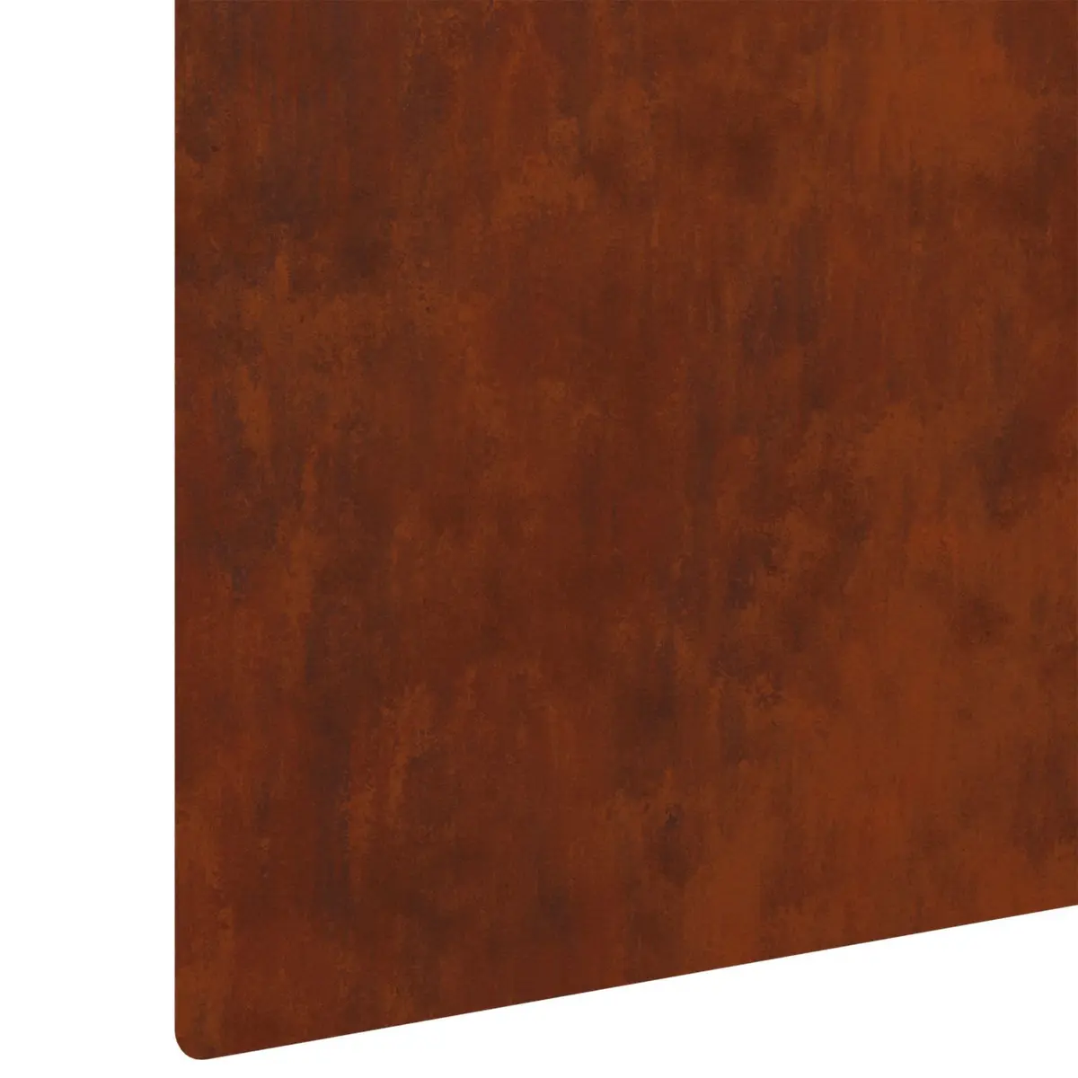 Steel Lawn Edging Top Fold Rusty 100x12cm 10 Piece Garden Border