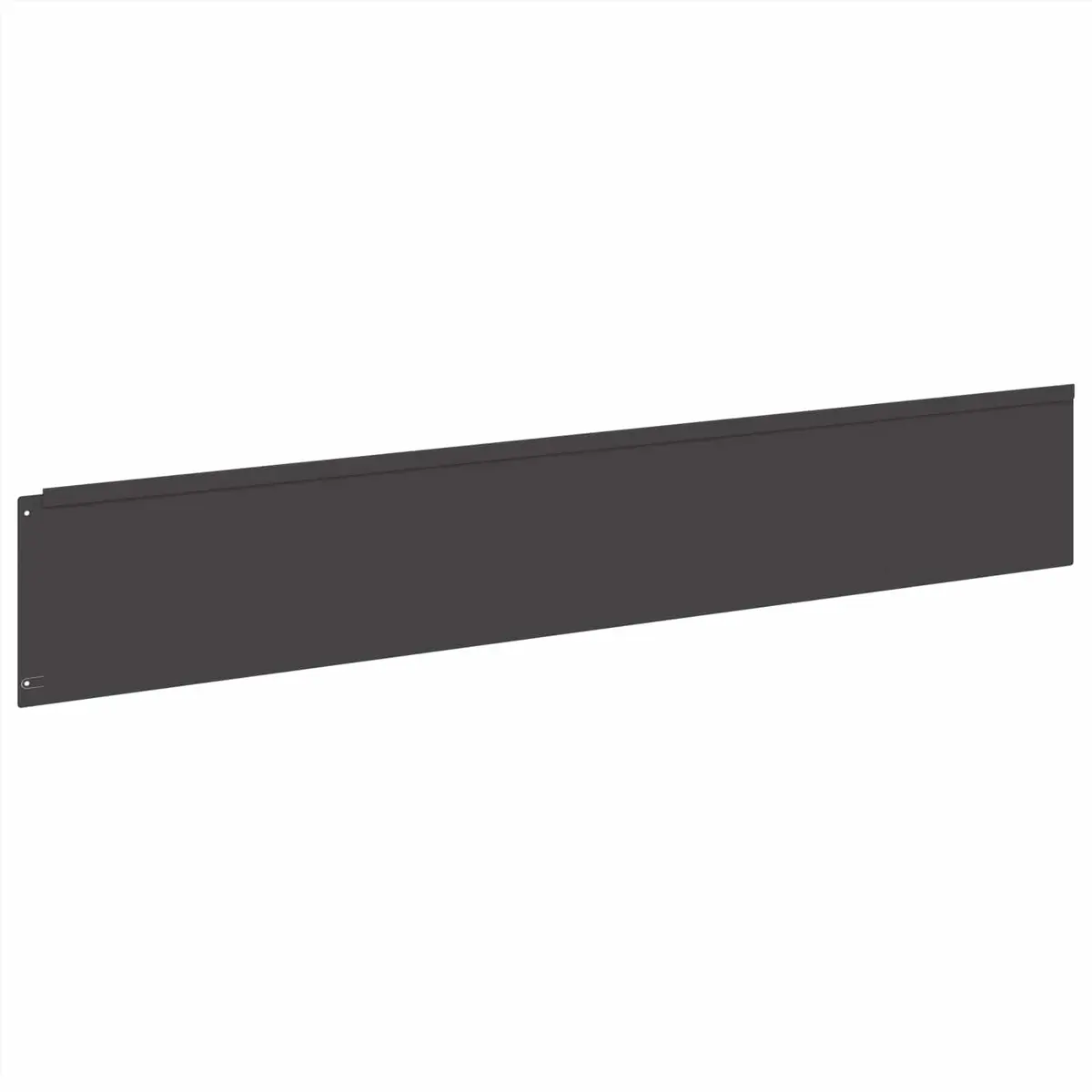 Garden Lawn Edging 10 Pieces Steel Black Border Landscape Barrier 100x18cm