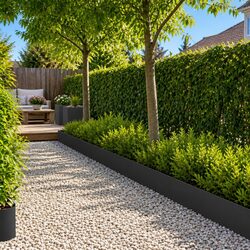 Create Your Ideal Garden with 20 Pieces of Steel Edging