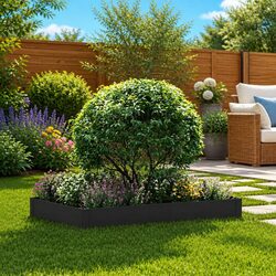 Create Your Ideal Garden with Our Steel Edging 100x60x20cm