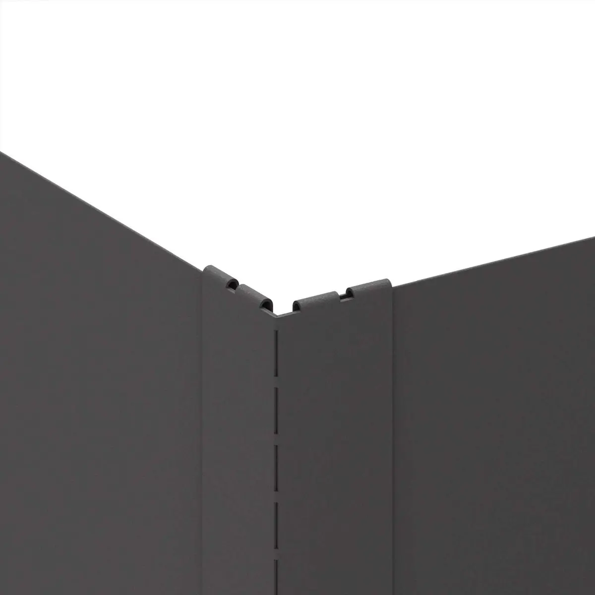 Steel Strip Garden Edging Border Black 100x100x20cm Durable Landscape Barrier