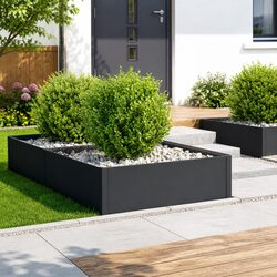 Garden Lawn Edging 4 Pack Steel Border Landscape Pathway Bed Edger Outdoor