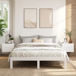 Friendly 2 pcs Bedside Cabinets in High Gloss White