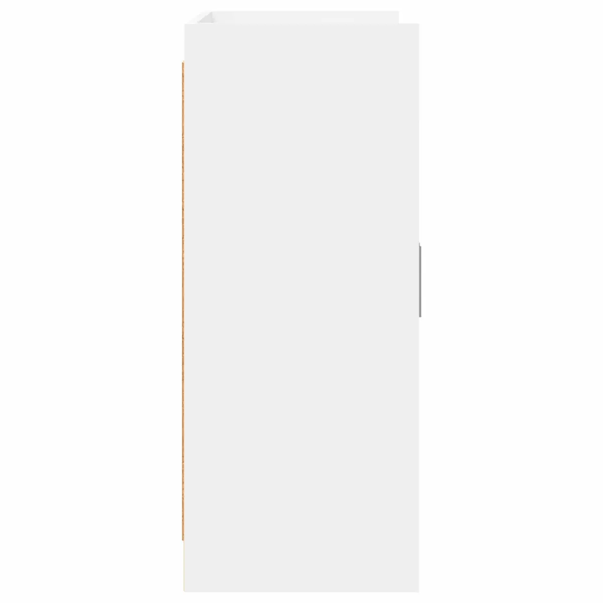 Sideboard White Engineered Wood 98.5 x 33 x 80 cm Storage Cabinet