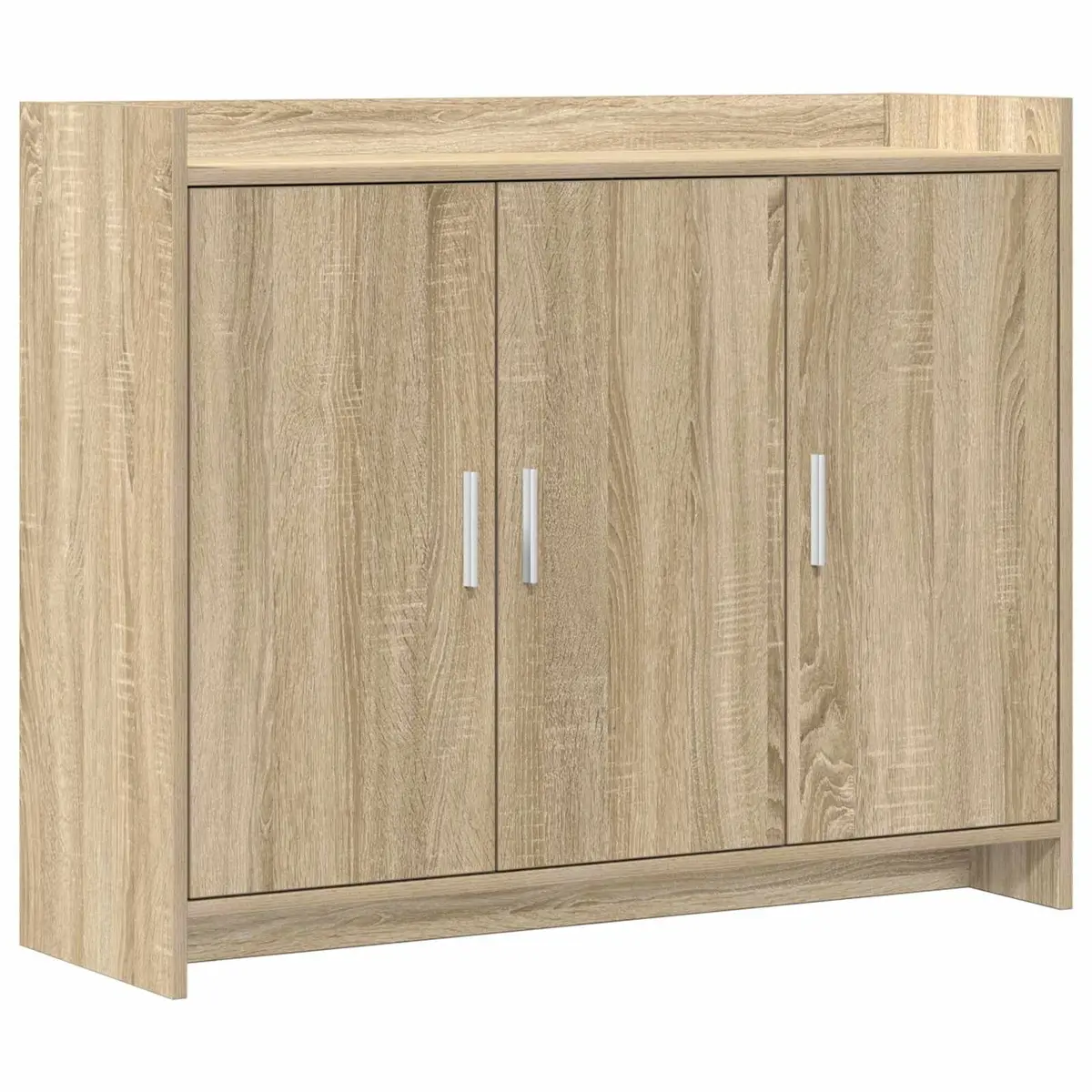 Brown Engineered Wood Sideboard for Storage