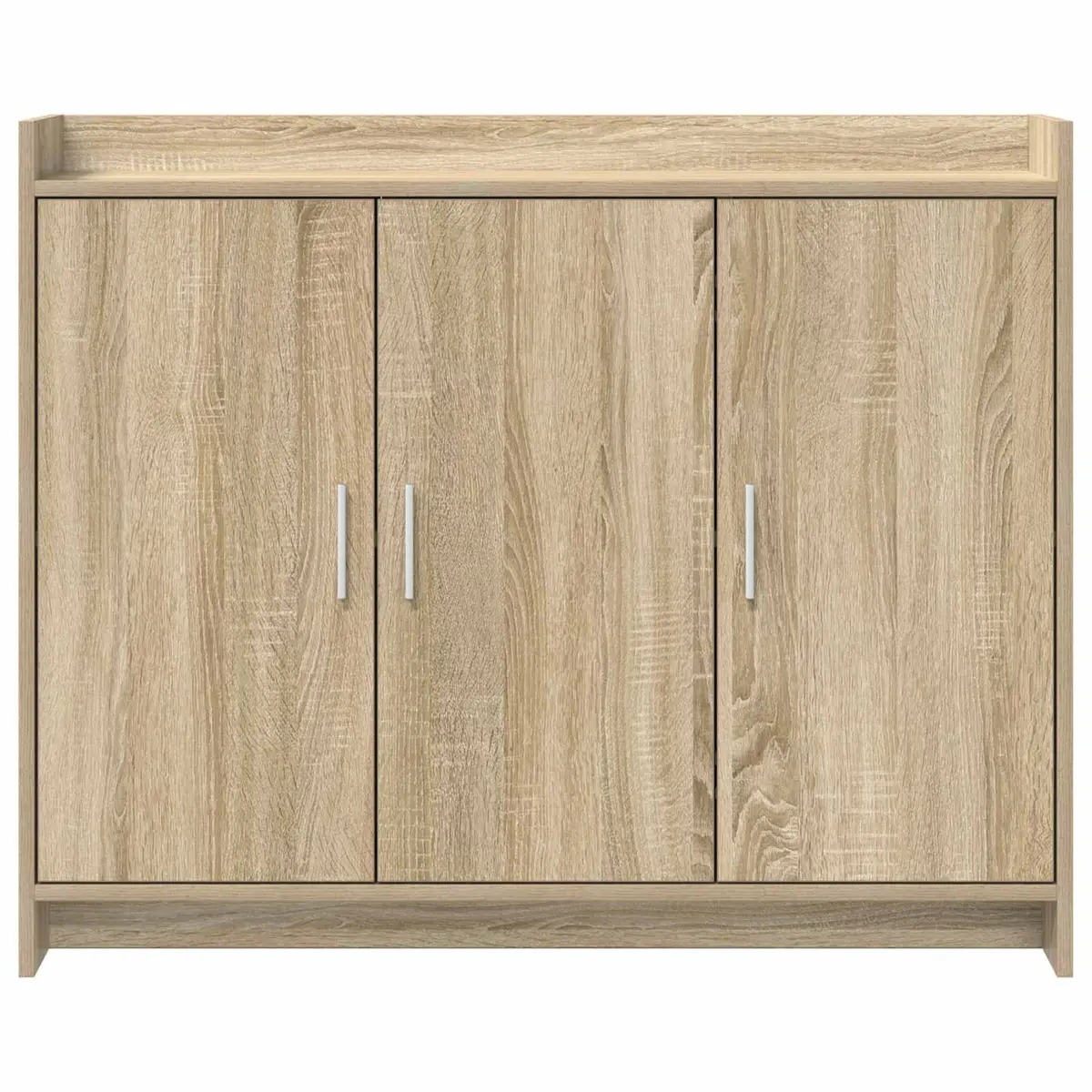 Brown Engineered Wood Sideboard for Storage