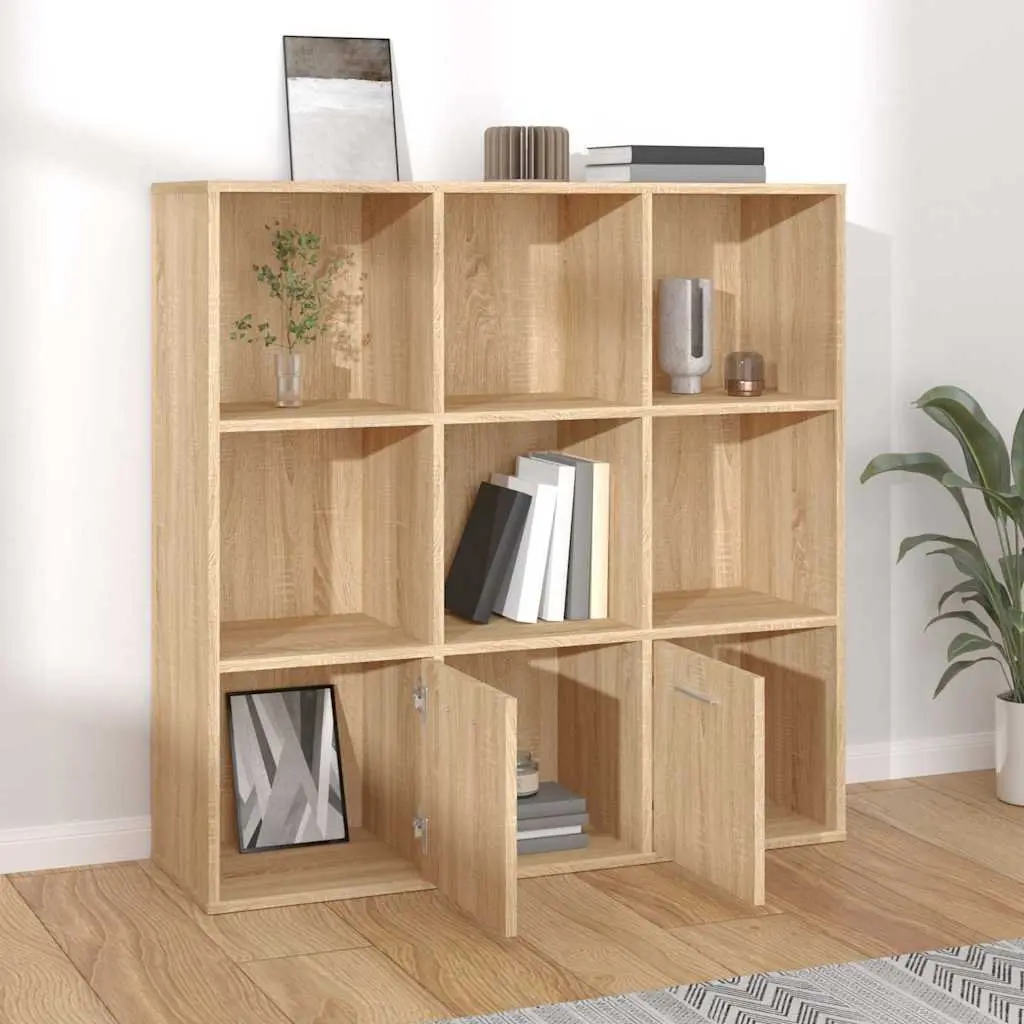 Book Cabinet with Ample Storage and 2 Doors