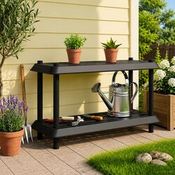 Friendly 2-Tier Shelving Unit for Your Home and Garden
