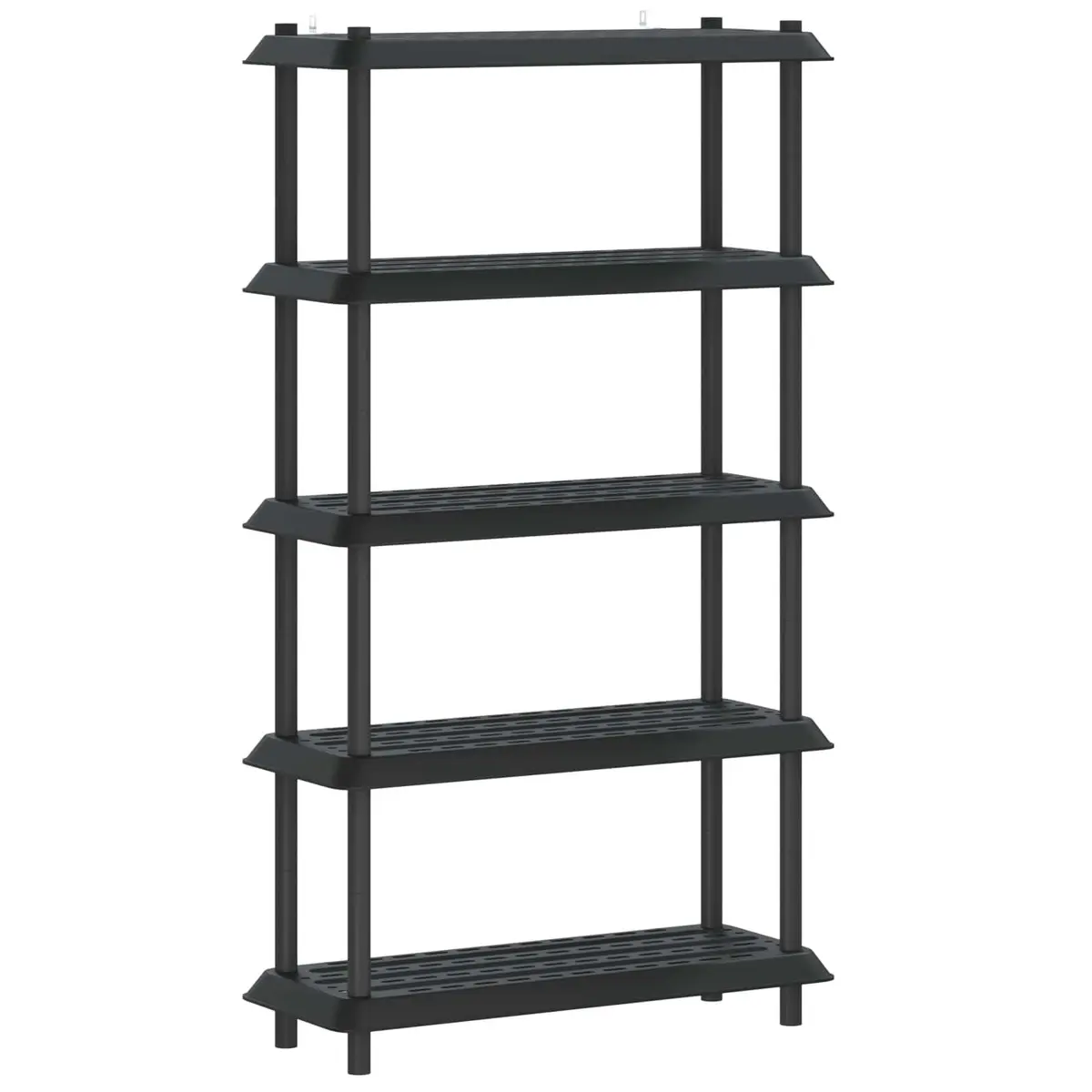 5 Tier Storage Rack Organizer Durable PP Construction Anthracite 100 x 40 x 177 cm