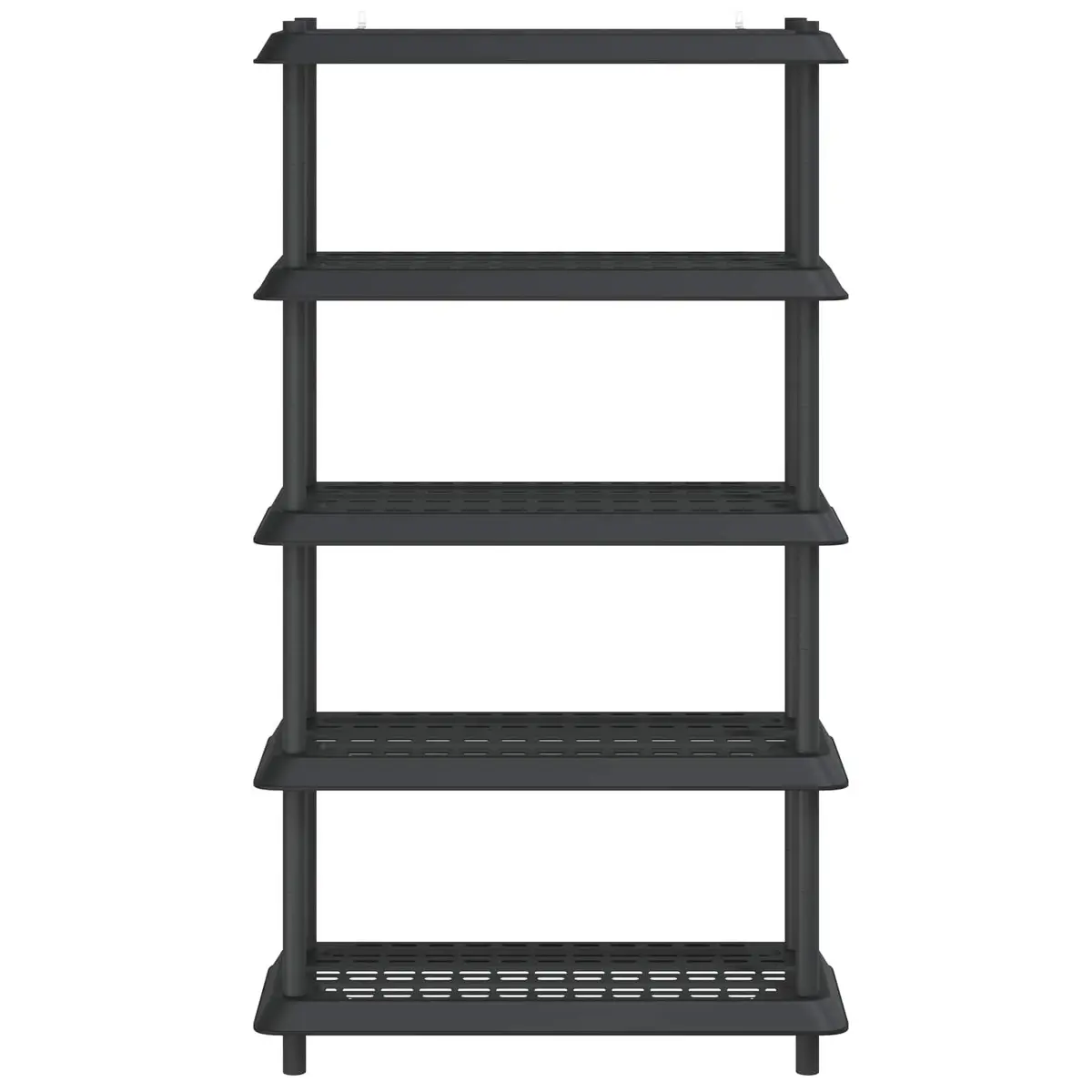 5 Tier Storage Rack Organizer Durable PP Construction Anthracite 100 x 40 x 177 cm