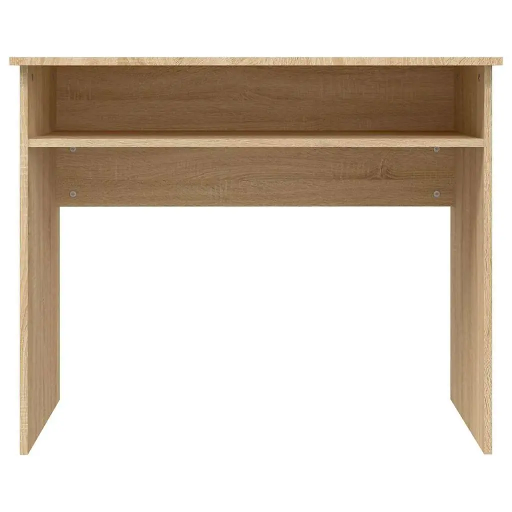 Desk Sonoma Oak 90x50x74cm Engineered Wood Brown Office Study Computer