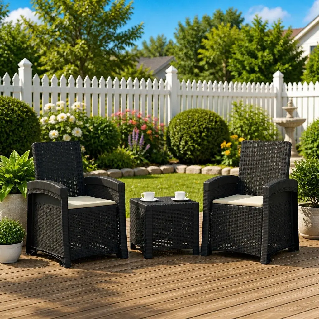 Anthracite Reclining Chairs, 2 Pcs