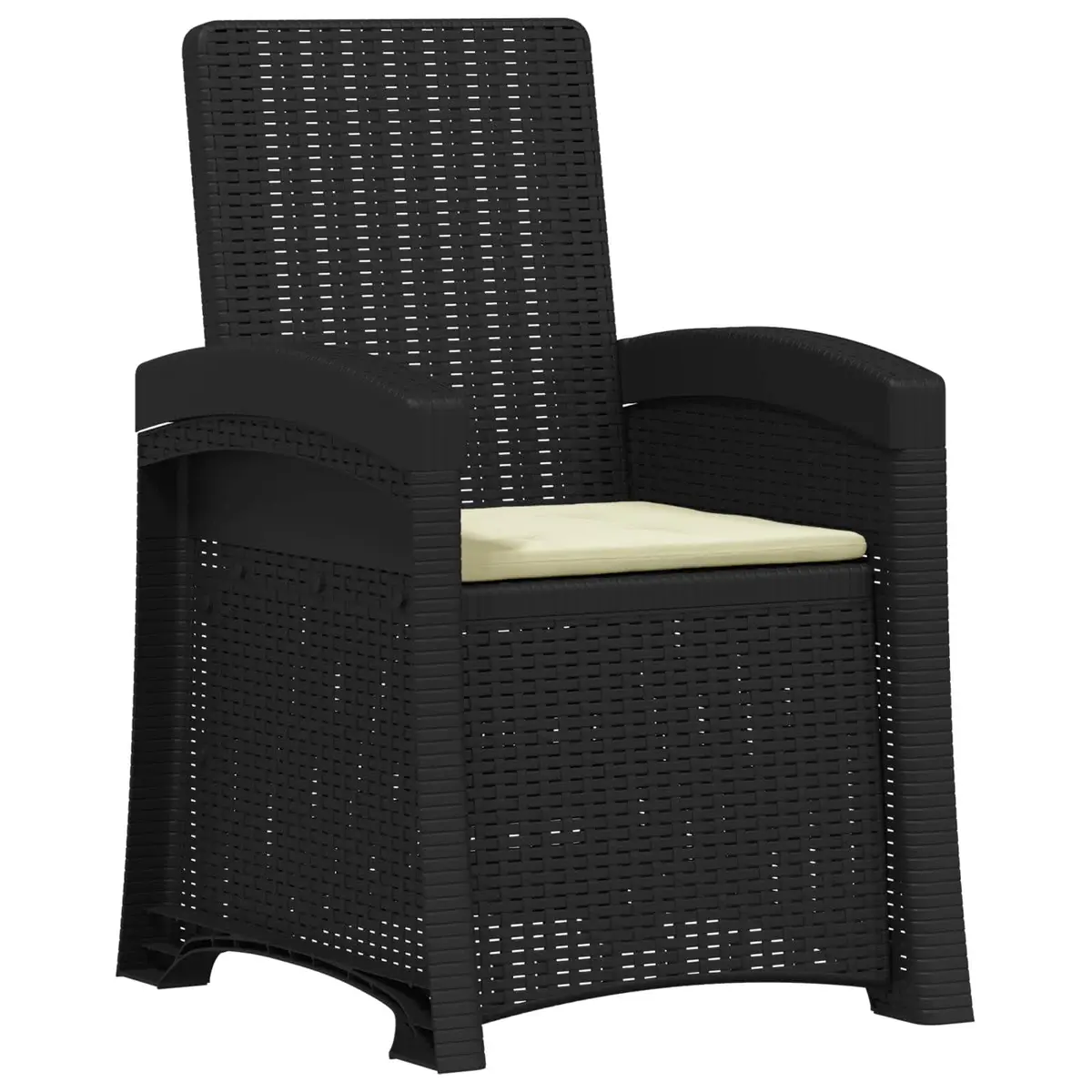 Anthracite Reclining Chairs, 2 Pcs