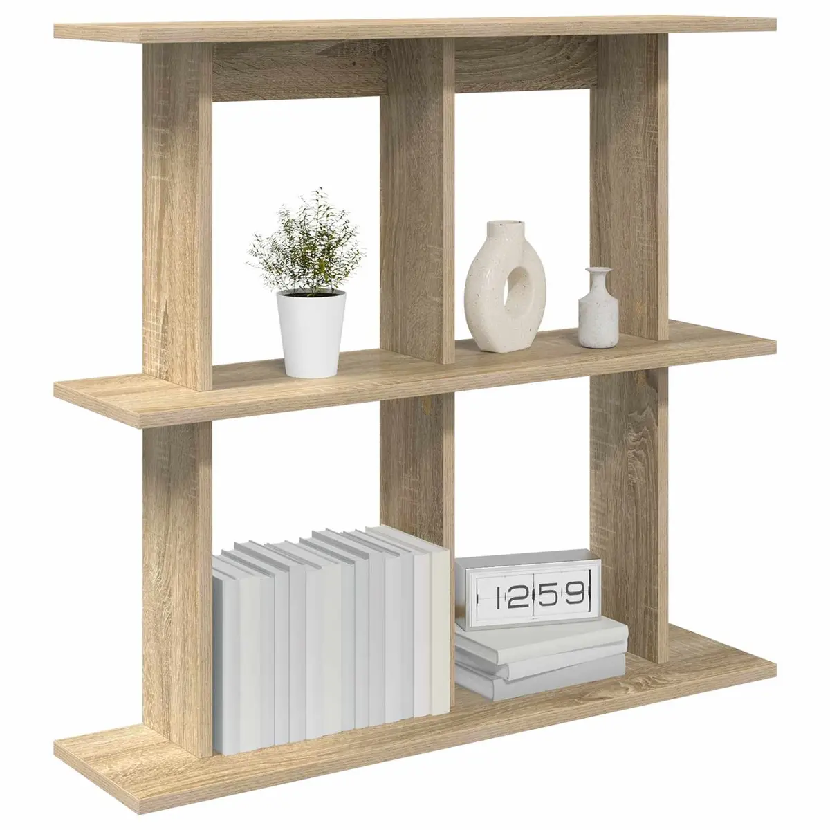 Wall Shelf in Brown Sonoma Oak