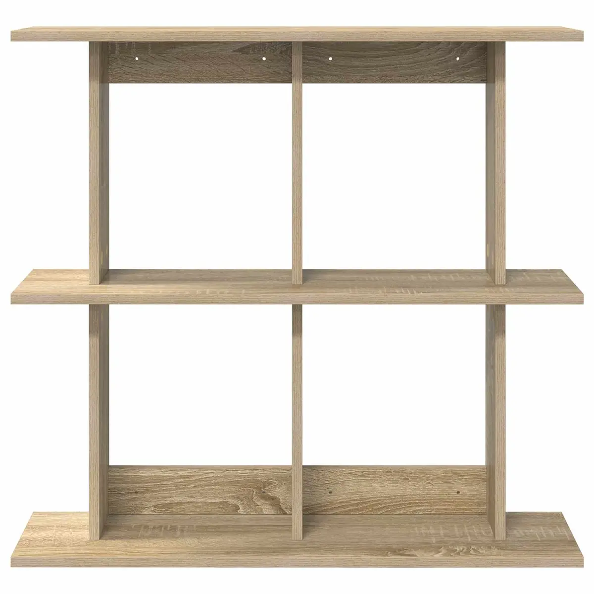 Wall Shelf Wall-Mounted Brown Modern Shelving Unit 100cm