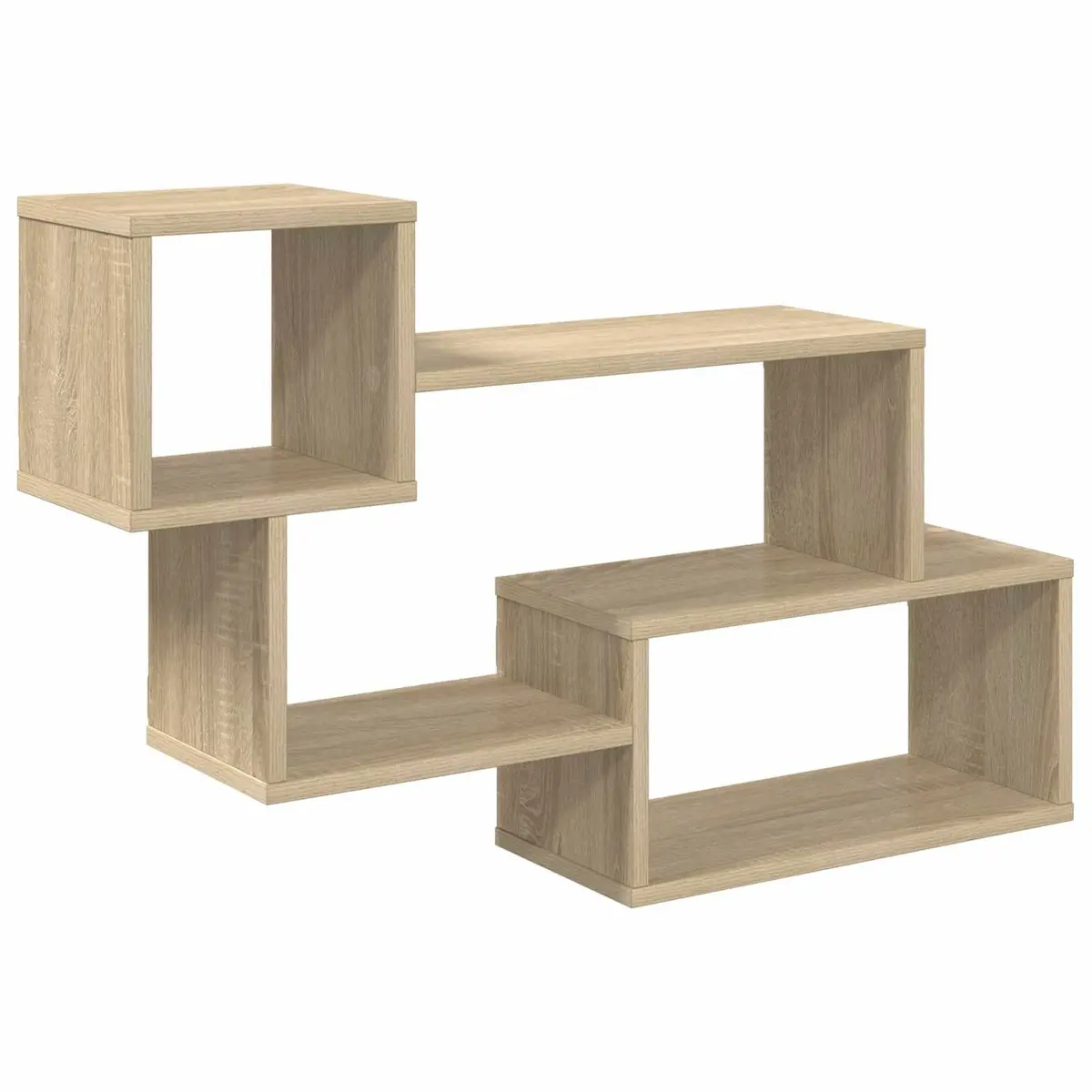 Floating Wall Shelf Modern Brown Sonoma Oak 87x20x55cm