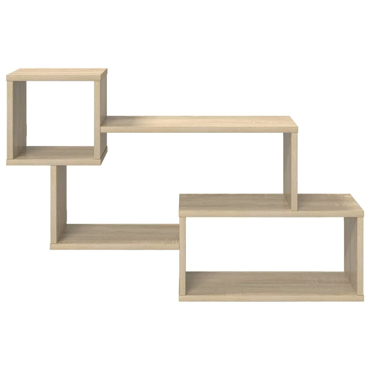 Floating Wall Shelf Modern Brown Sonoma Oak 87x20x55cm