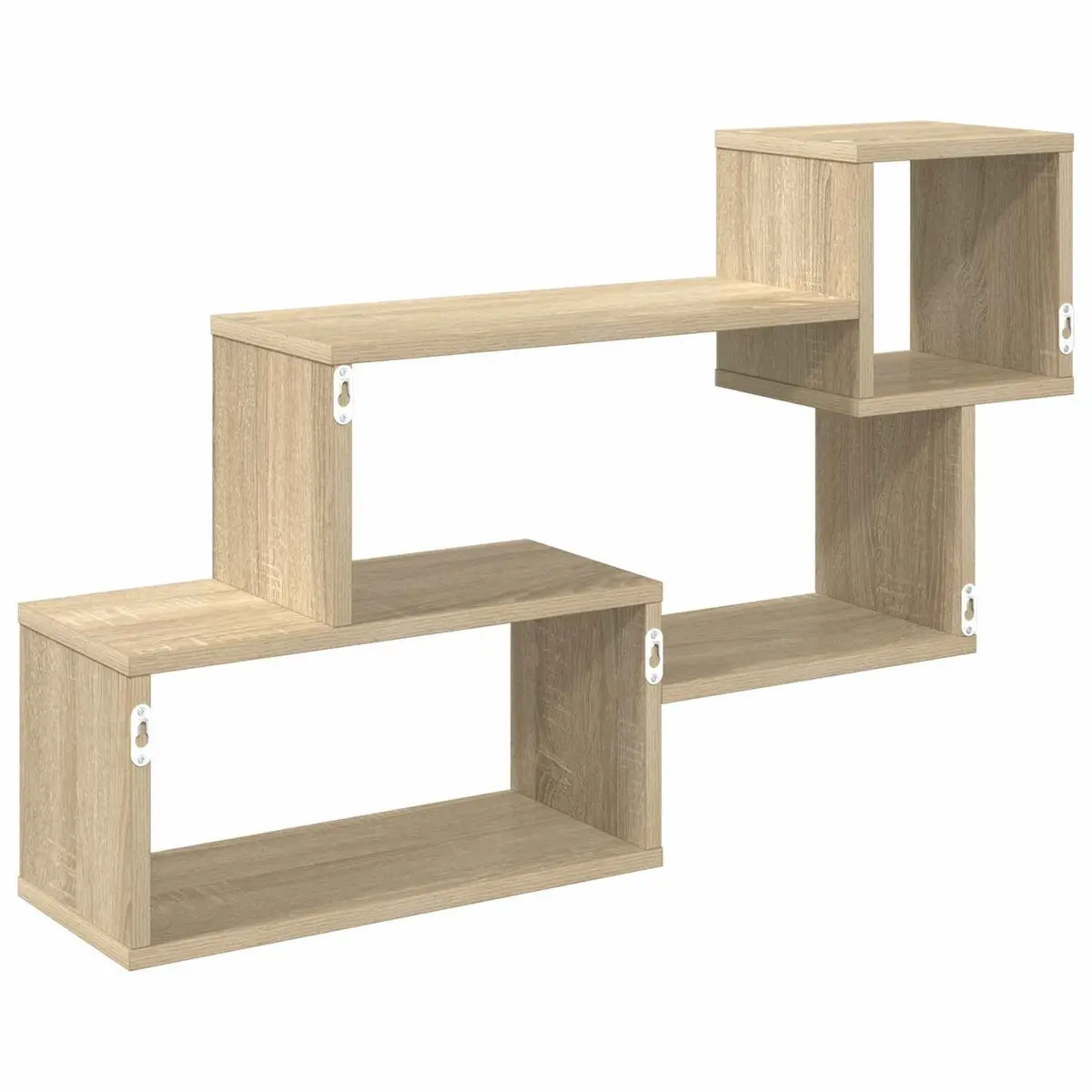 Floating Wall Shelf Modern Brown Sonoma Oak 87x20x55cm