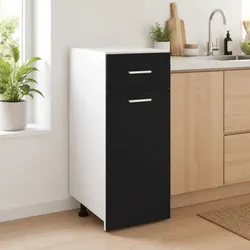Your Ideal Black Drawer Bottom Cabinet for the Kitchen