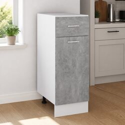 Organise Your Kitchen with a Friendly Grey Drawer Cabinet