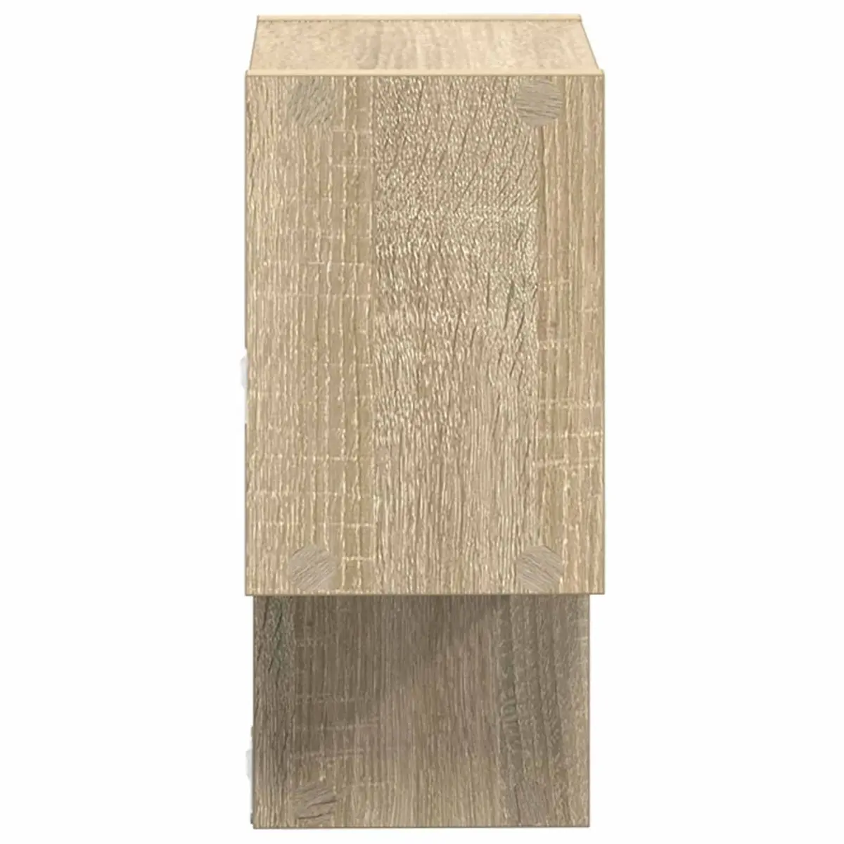 Wall Shelf Wall-Mounted Storage Brown Modern Living Room Bedroom Décor
